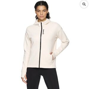 NWT Reebok Women's Cream Hoodie Jacket